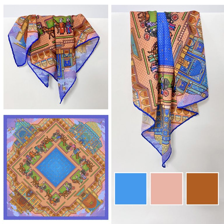 Naqsh-e Jahan Mini-scarf